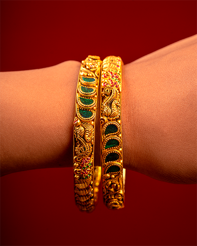 Silver anklets and payal