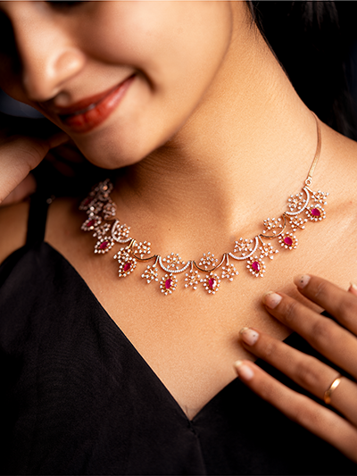 Gold chain and pendant